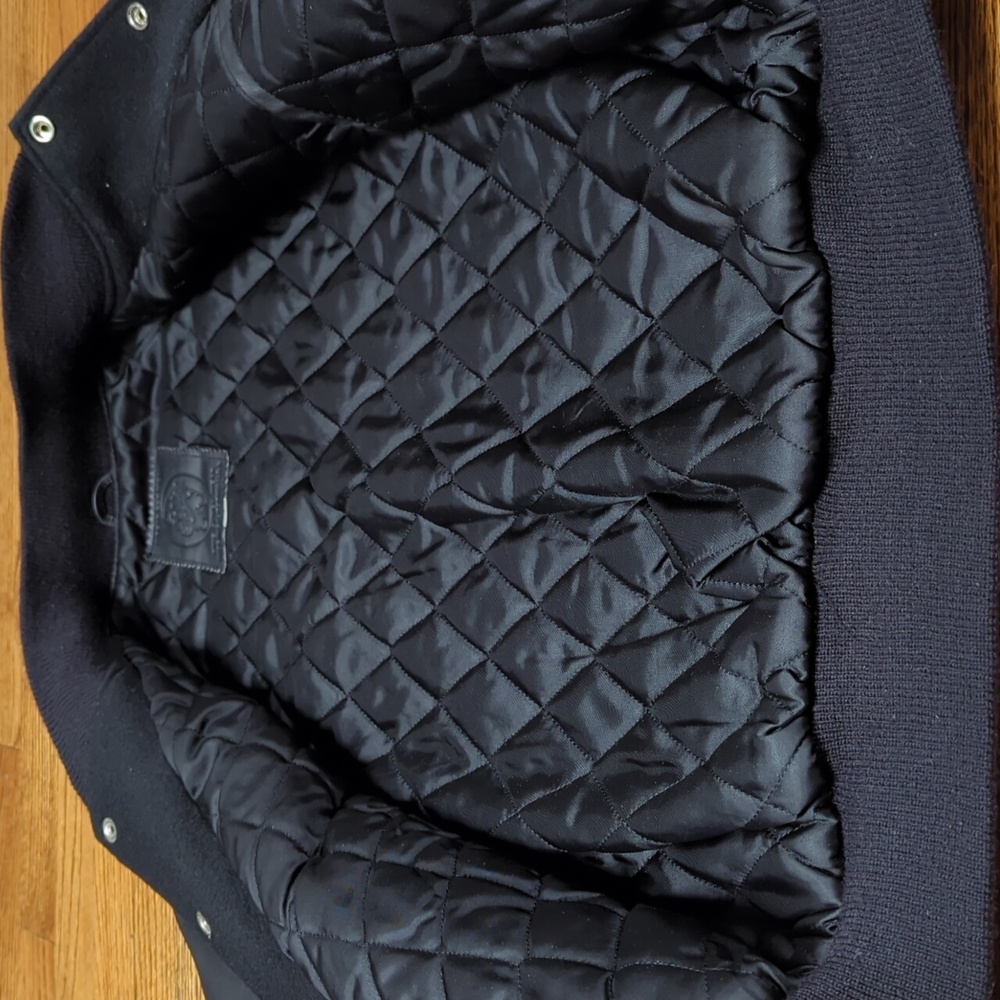 Like New Golden Bear Black Varsity Jacket - Picture 6 of 11